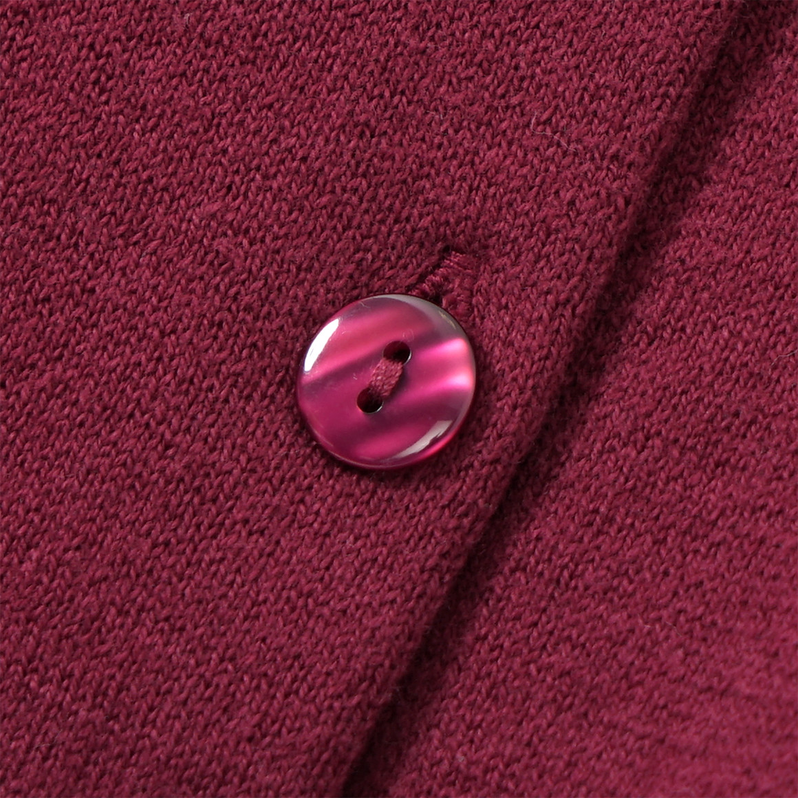 Mädchen Strickjacke unifarben
