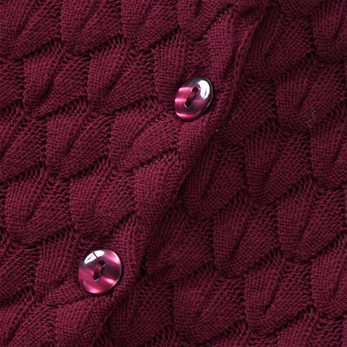 Mädchen Strickjacke mit Wabenstruktur