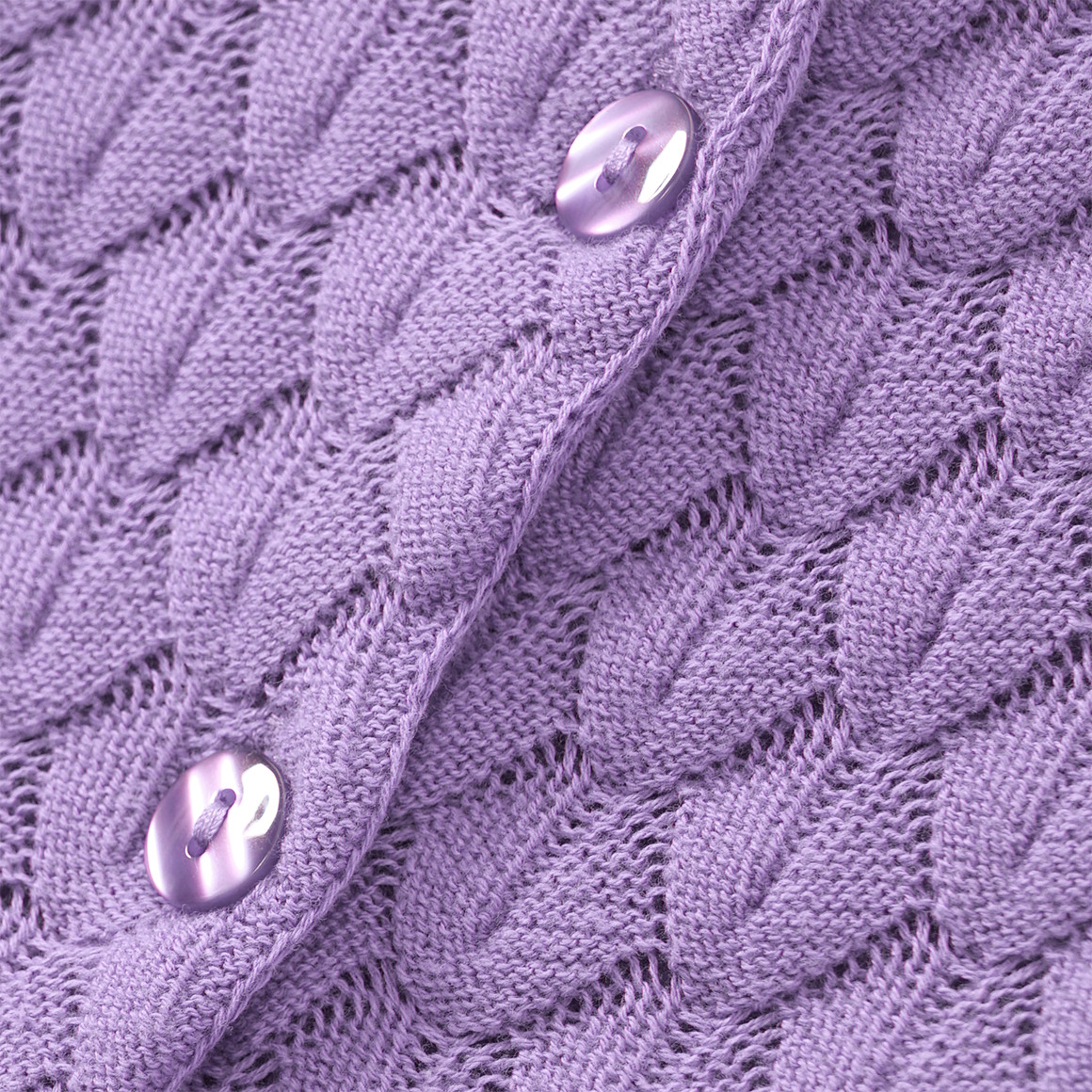 Mädchen Strickjacke mit Wabenstruktur