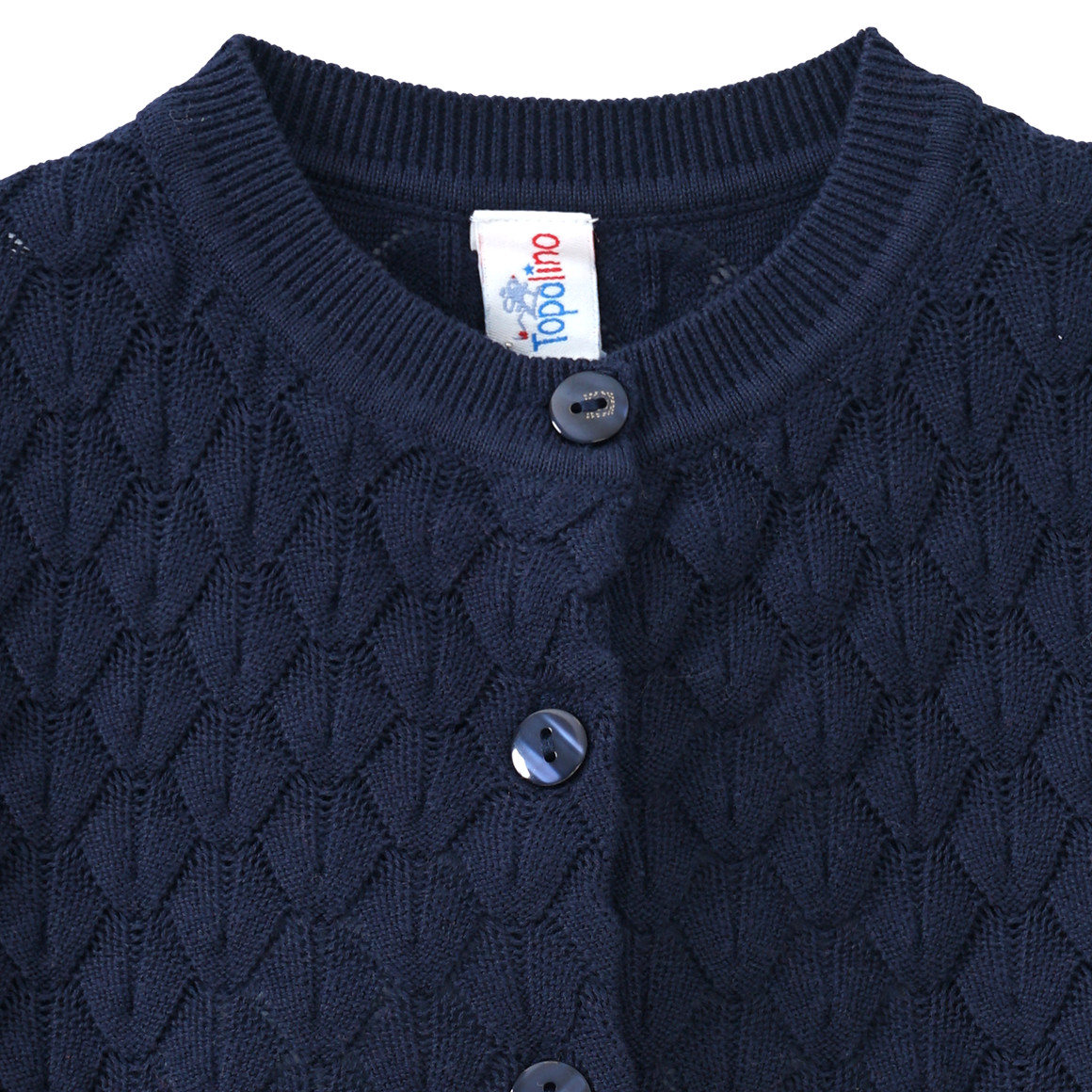 Mädchen Strickjacke mit Wabenstruktur