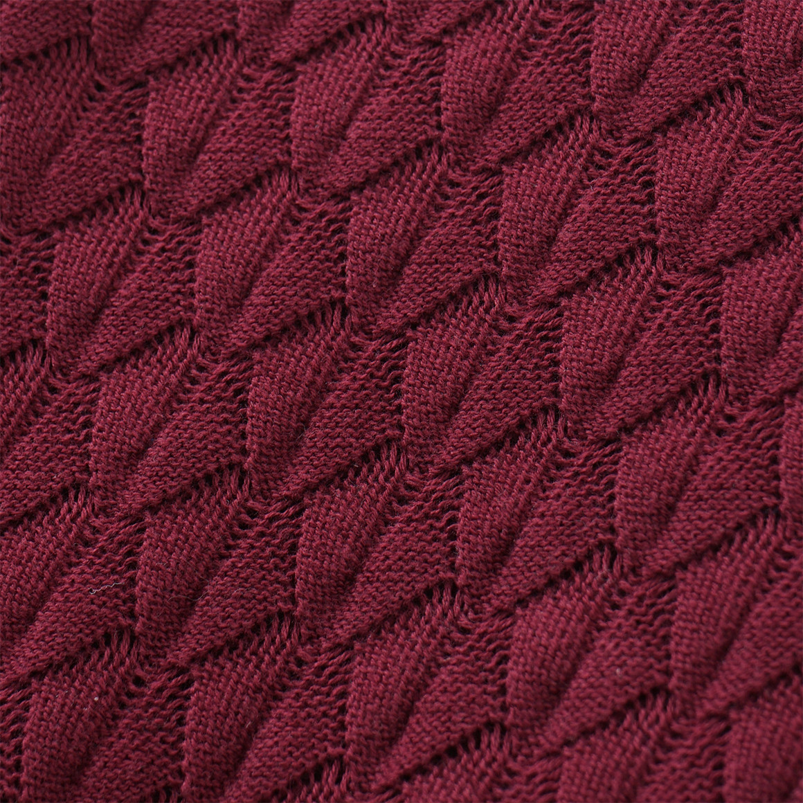 Mädchen Strickkleid mit Wabenstruktur