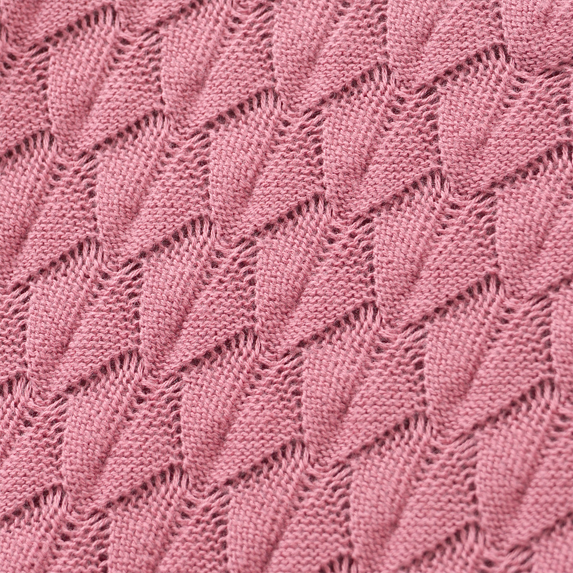 Gebreide meisjesjurk met honingraatstructuur