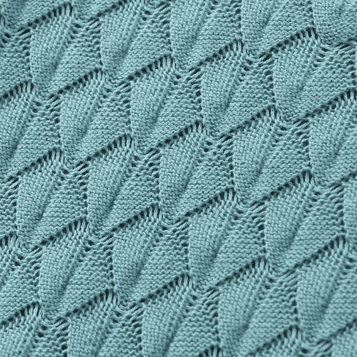 Mädchen Strickkleid mit Wabenstruktur