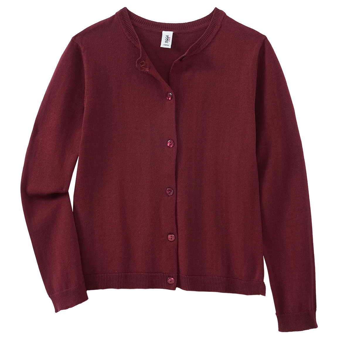 Mädchen Strickjacke unifarben