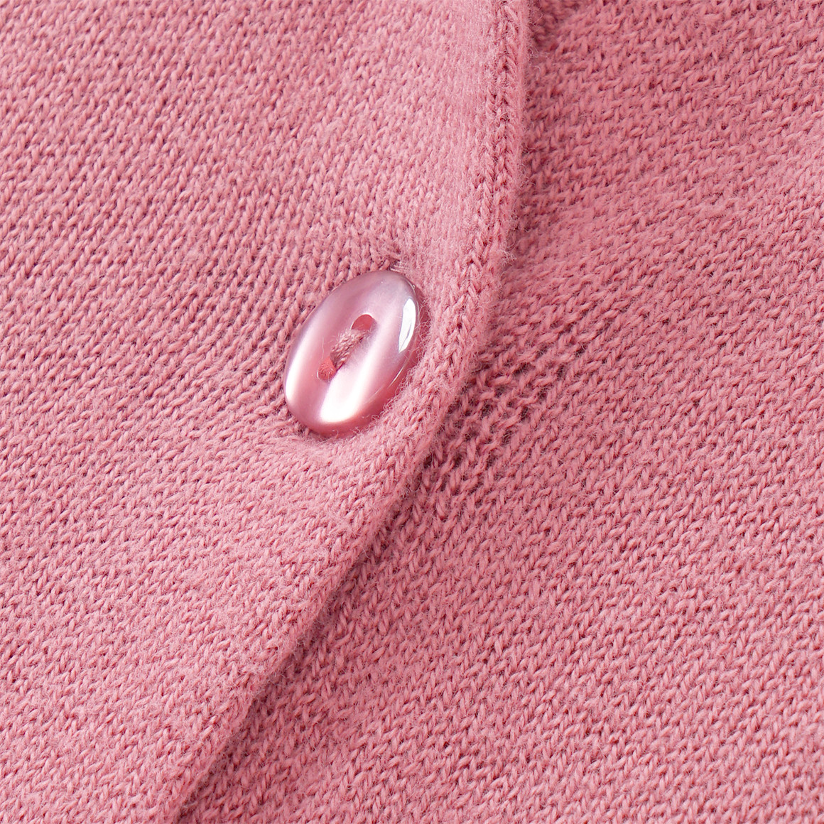 Mädchen Strickjacke unifarben