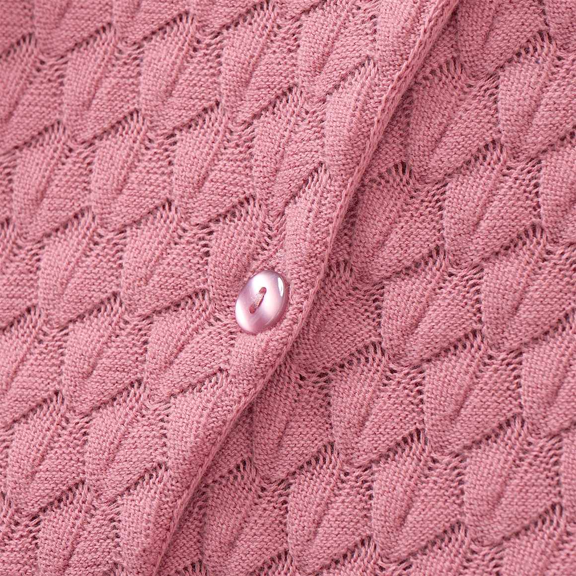 Mädchen Strickjacke mit Wabenstruktur