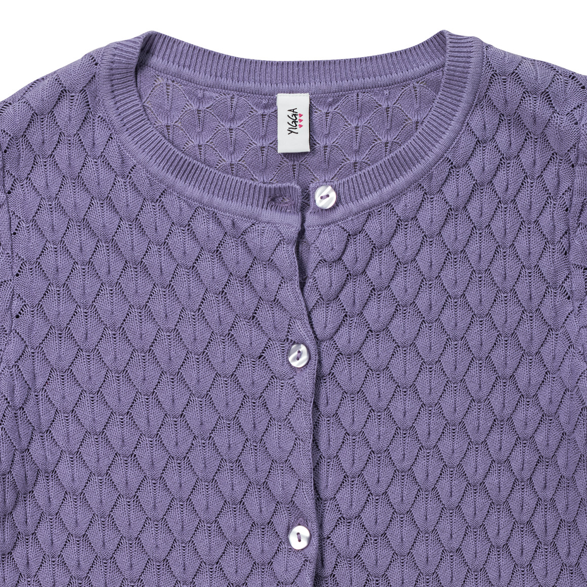 Mädchen Strickjacke mit Wabenstruktur