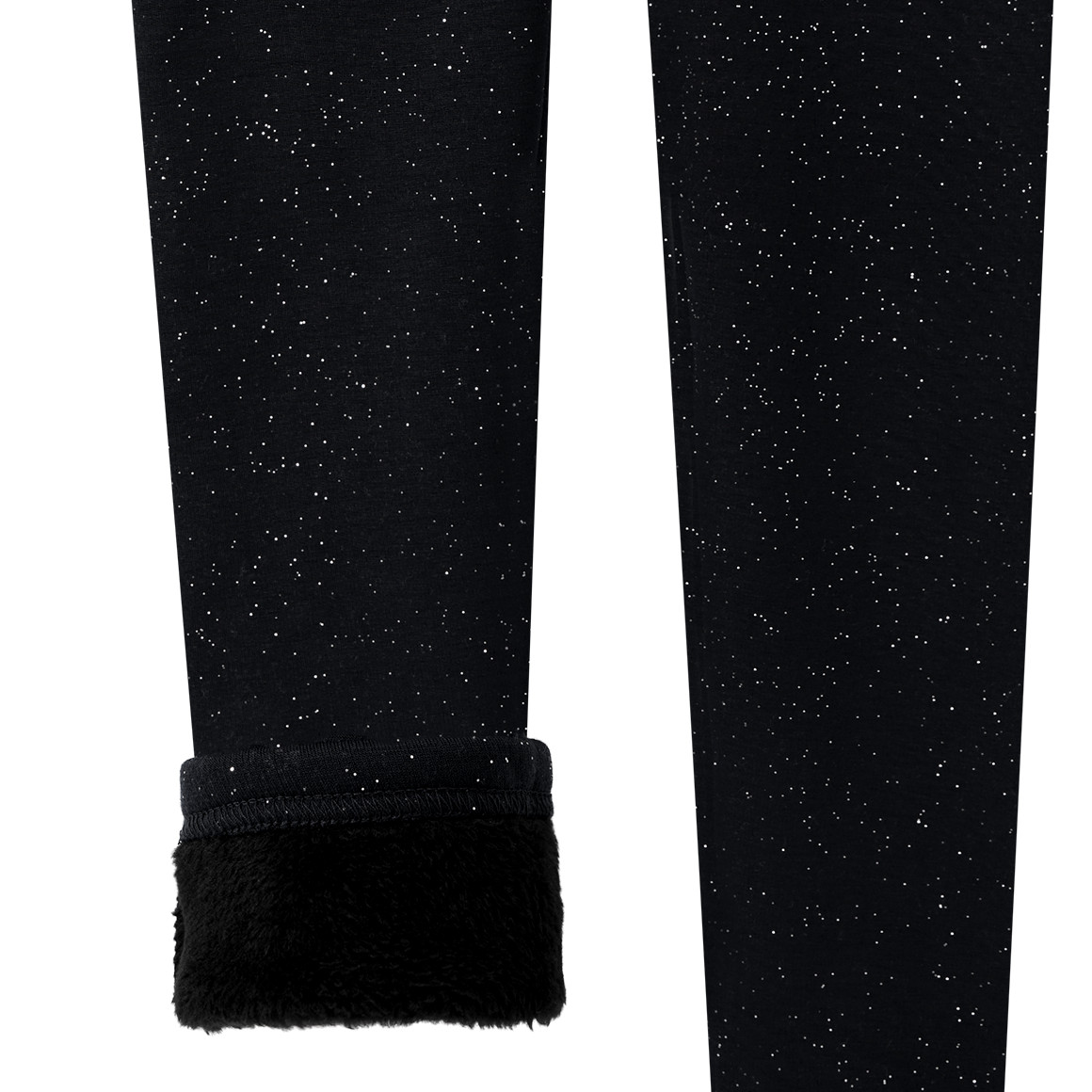 Thermische legging met glitter voor meisjes