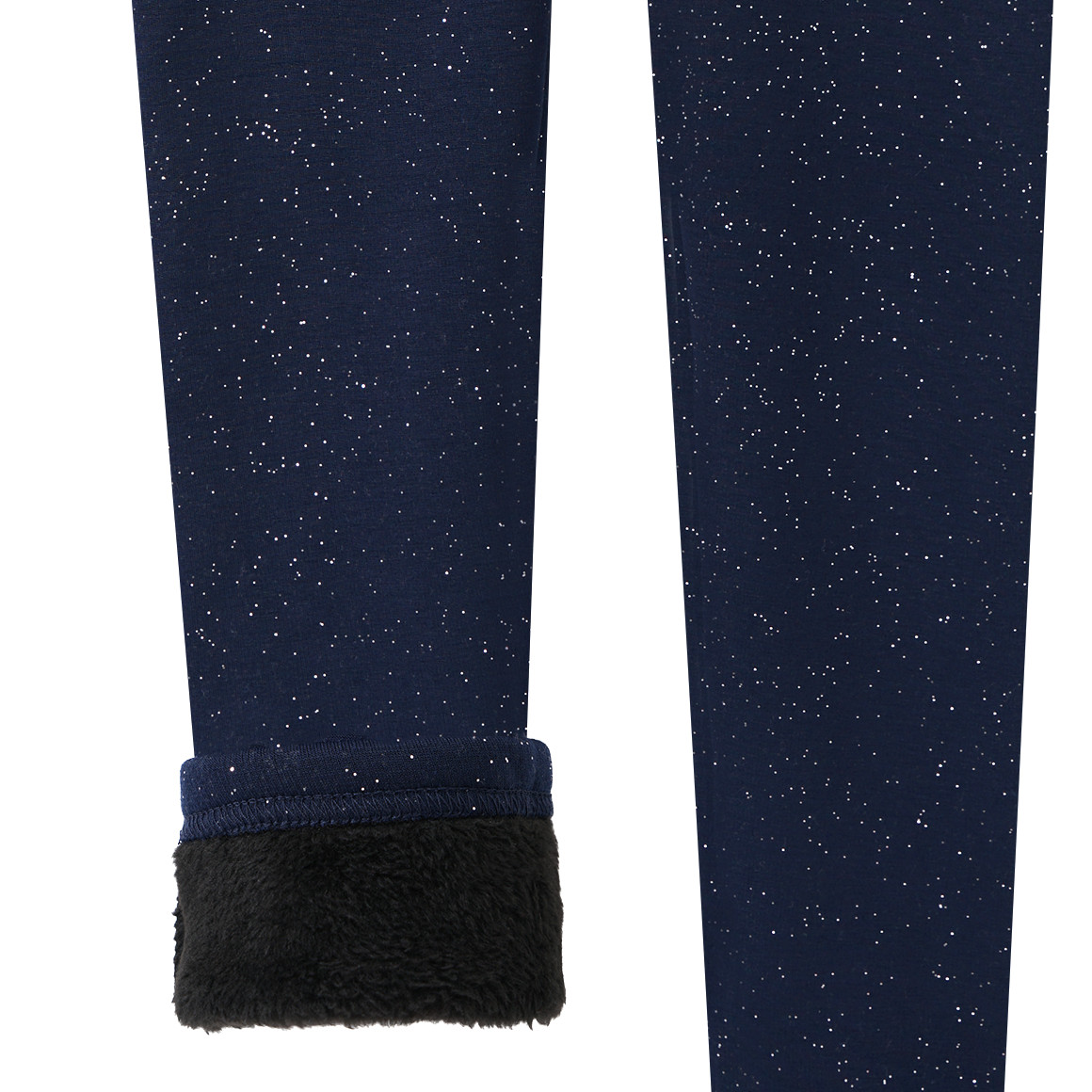 Thermische legging met glitter voor meisjes