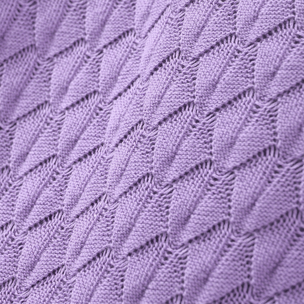 Gebreide meisjesjurk met honingraatstructuur