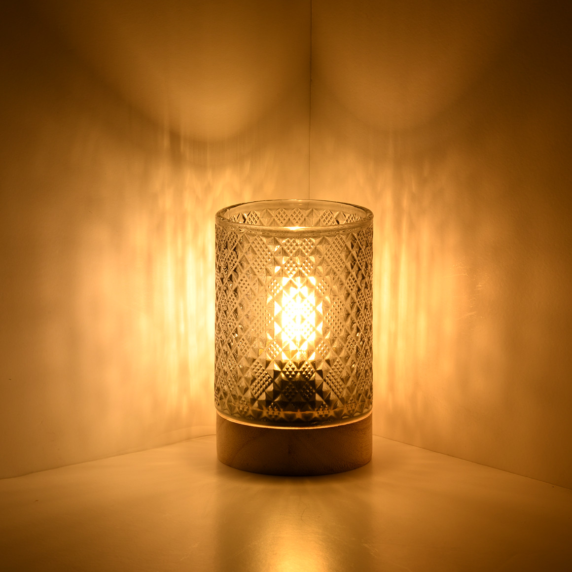LED-Leuchte mit Strukturglas