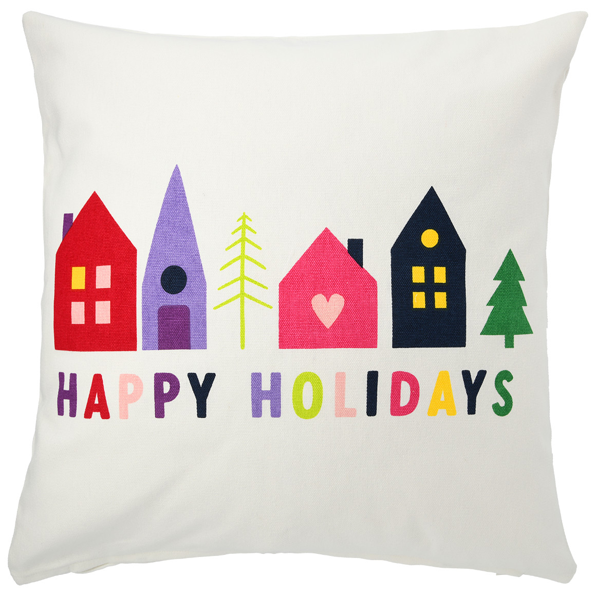 Kussenhoes met kerstmotief