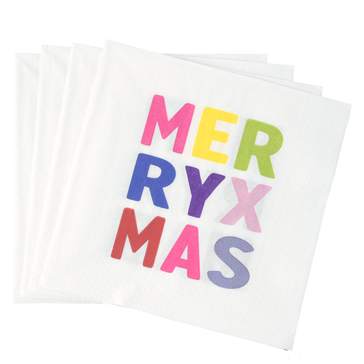 20 servetten in een kerstdesign