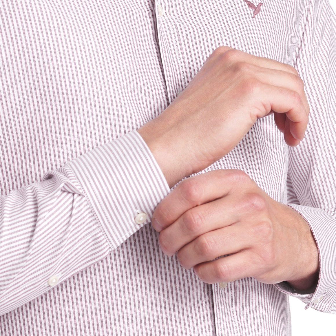 Herenoverhemd met button-down kraag