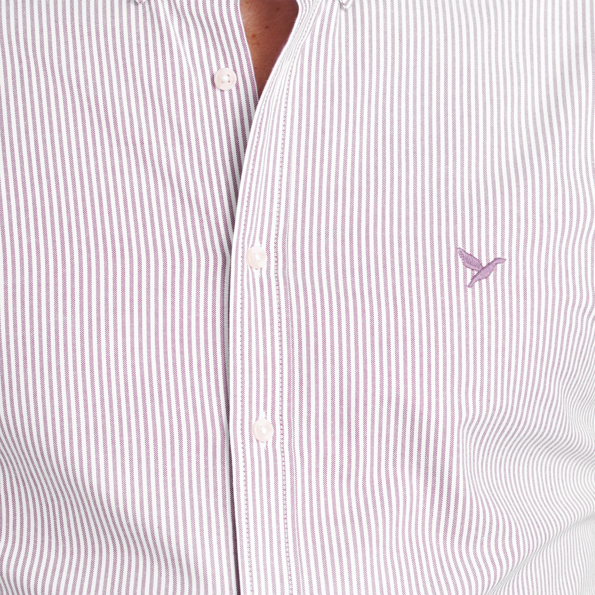 Herenoverhemd met button-down kraag