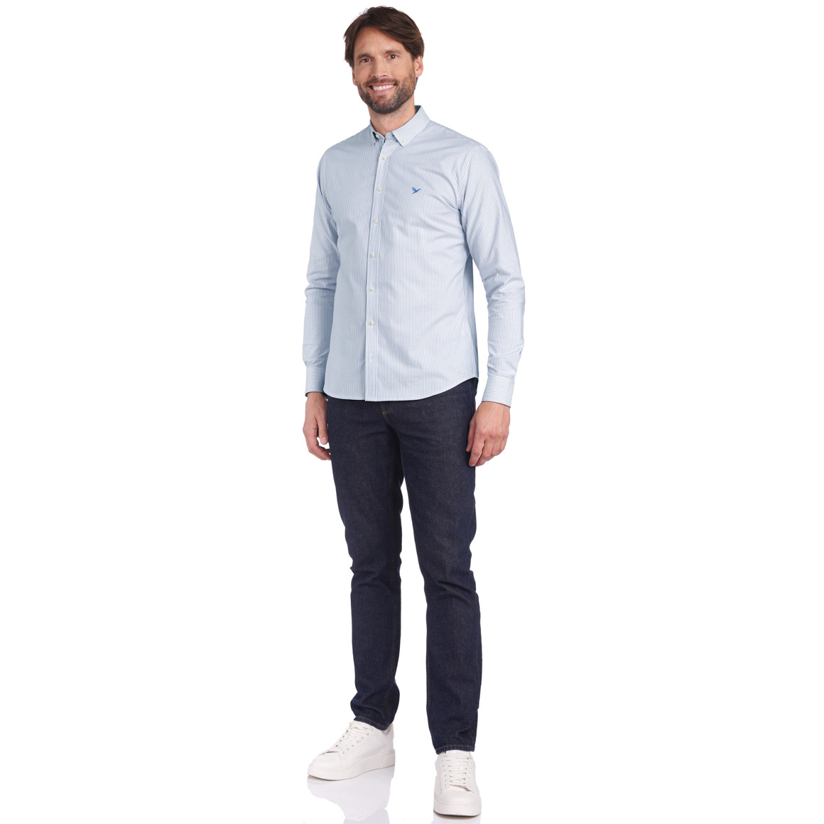 Herren Hemd mit Button-down-Kragen