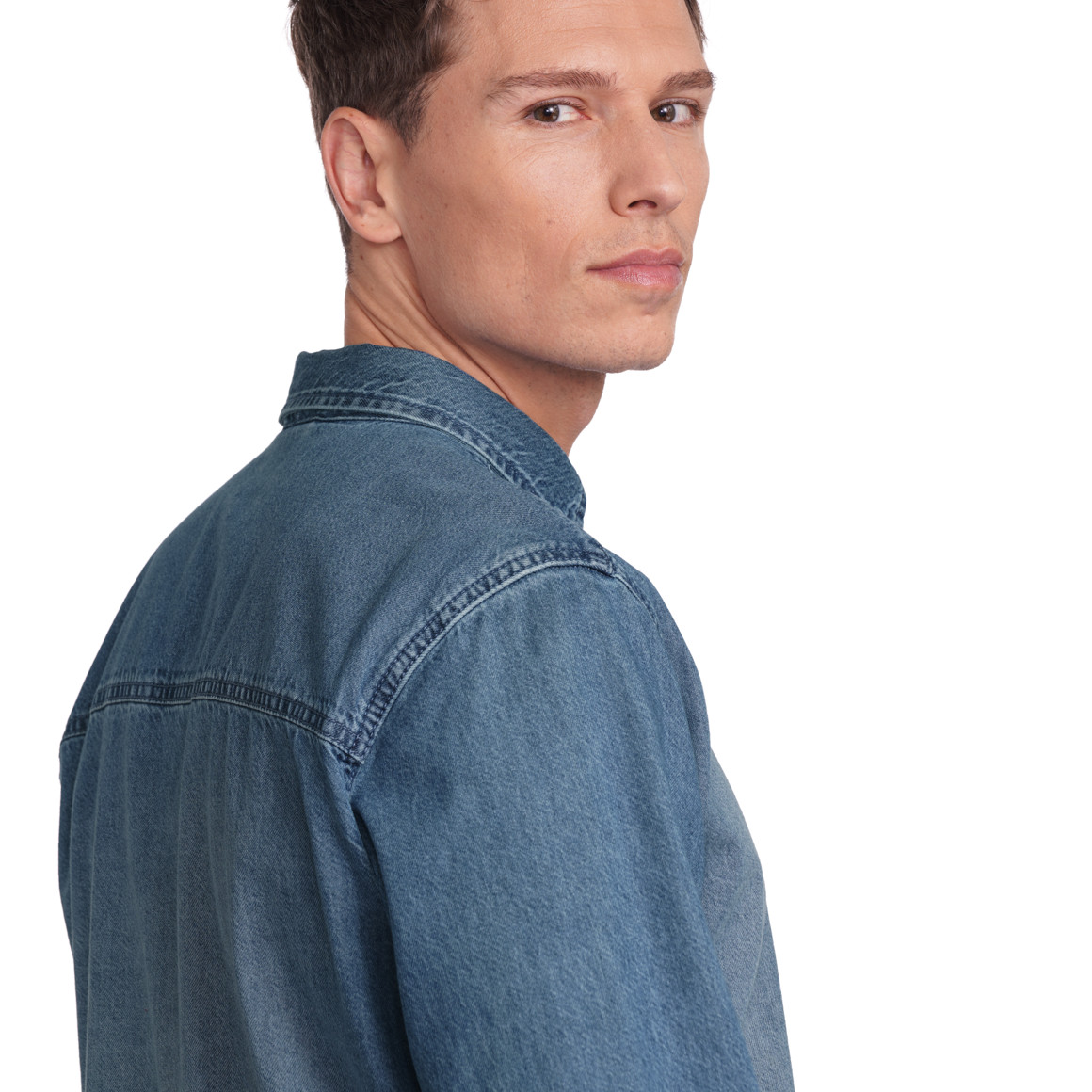 Herren Jeanshemd im Modern Fit