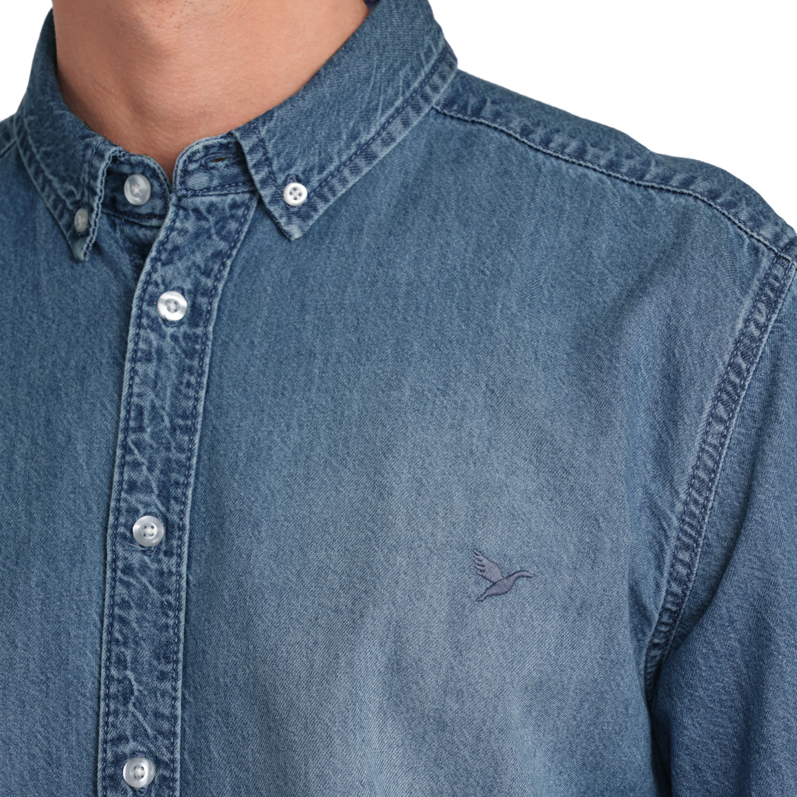 Herren Jeanshemd im Modern Fit