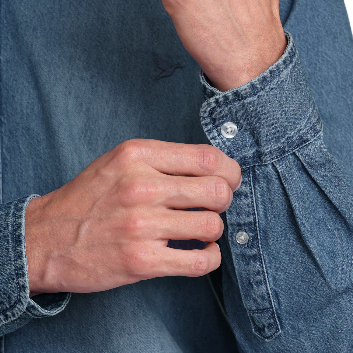 Herren Jeanshemd im Modern Fit