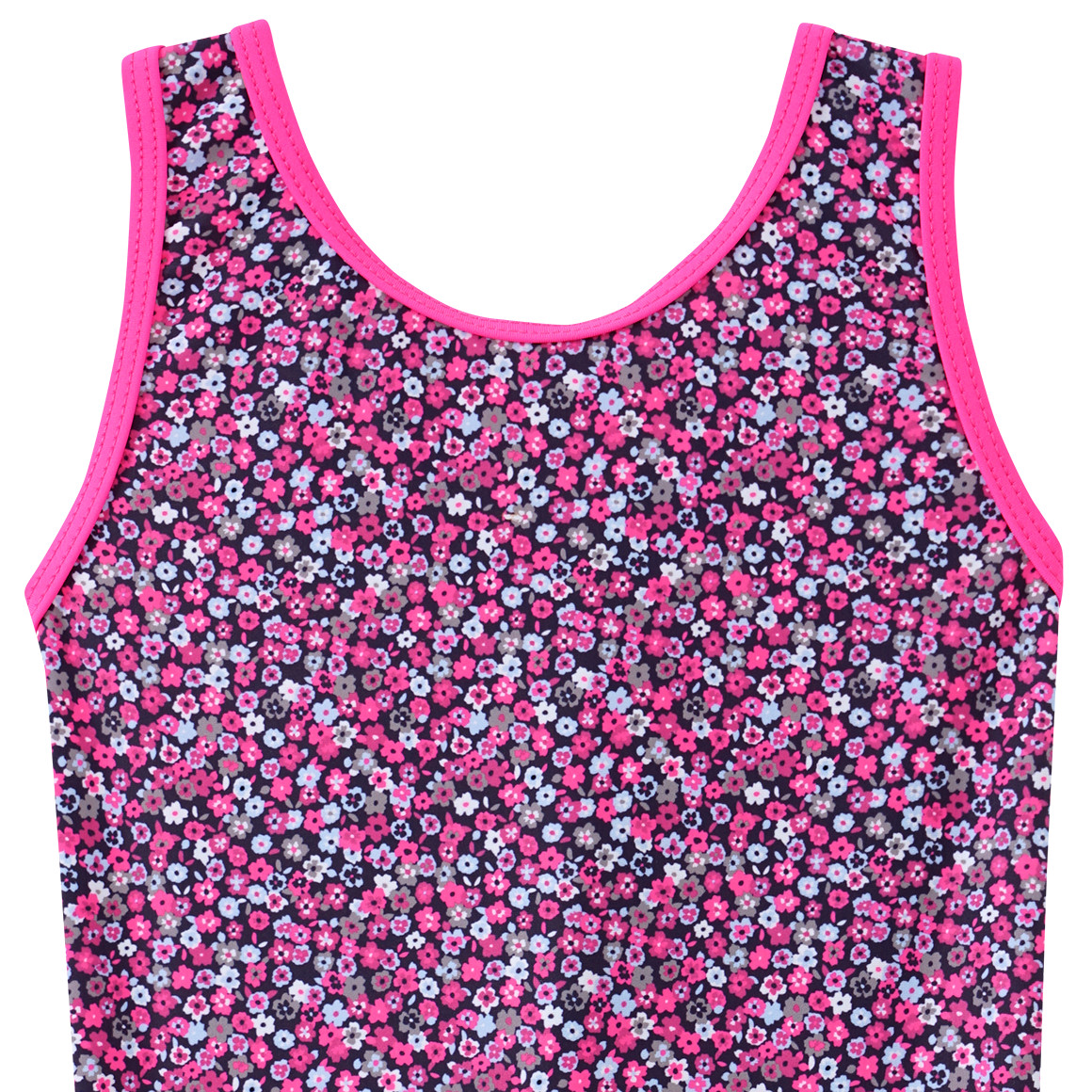 Mädchen Badeanzug mit Blumen