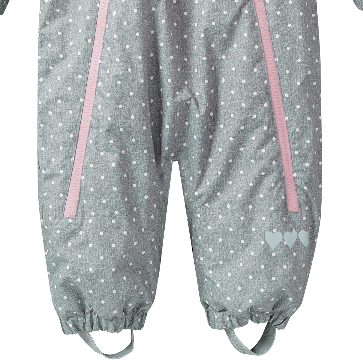 Baby Schneeoverall mit Fellkapuze