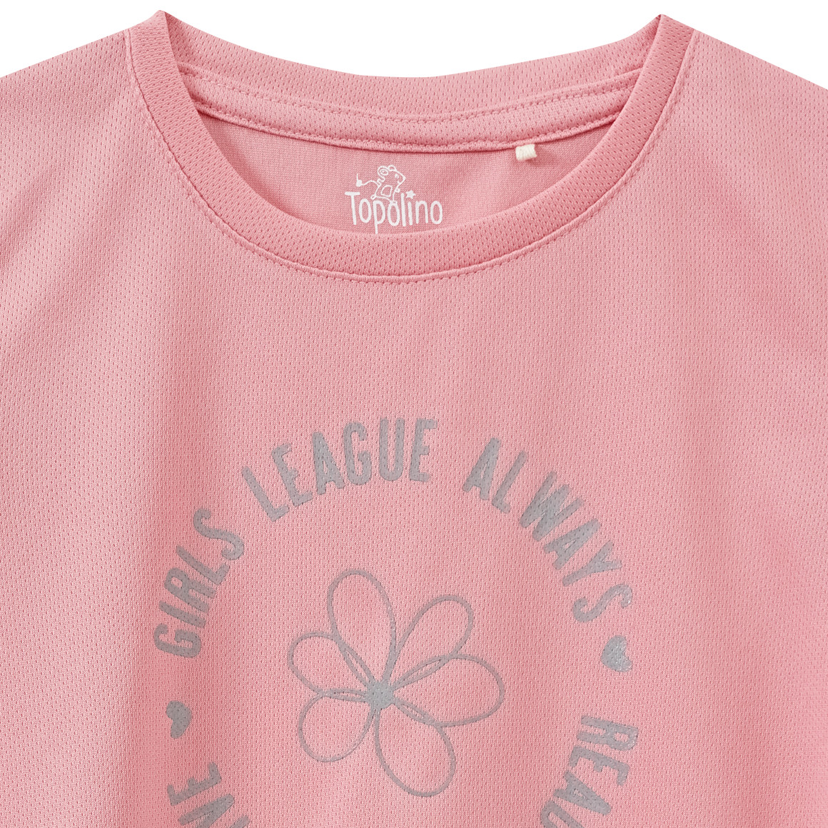 Mädchen Sport-T-Shirt mit großem Print