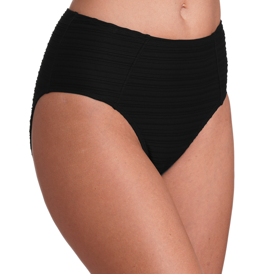 Damen Shape-Bikinislip mit Streifenstruktur