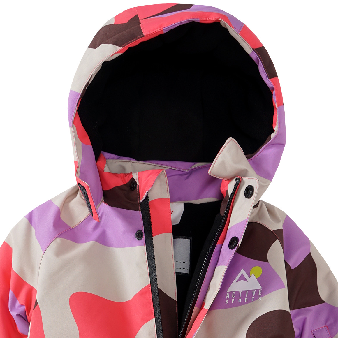 Babysneeuwoverall met all-overmotief