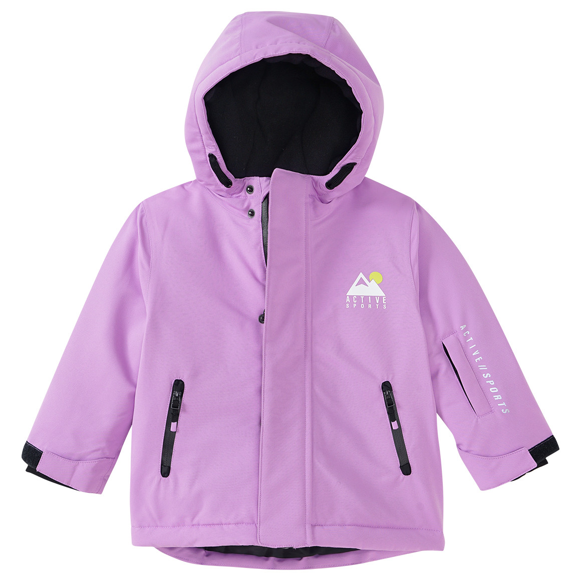 Effen baby-sneeuwjack