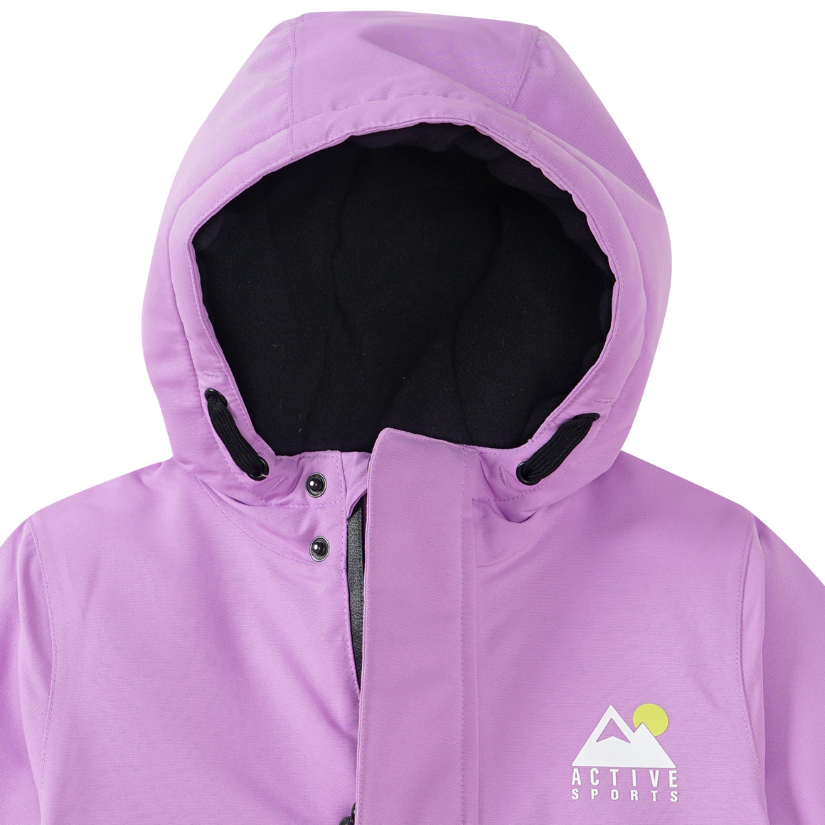 Effen baby-sneeuwjack