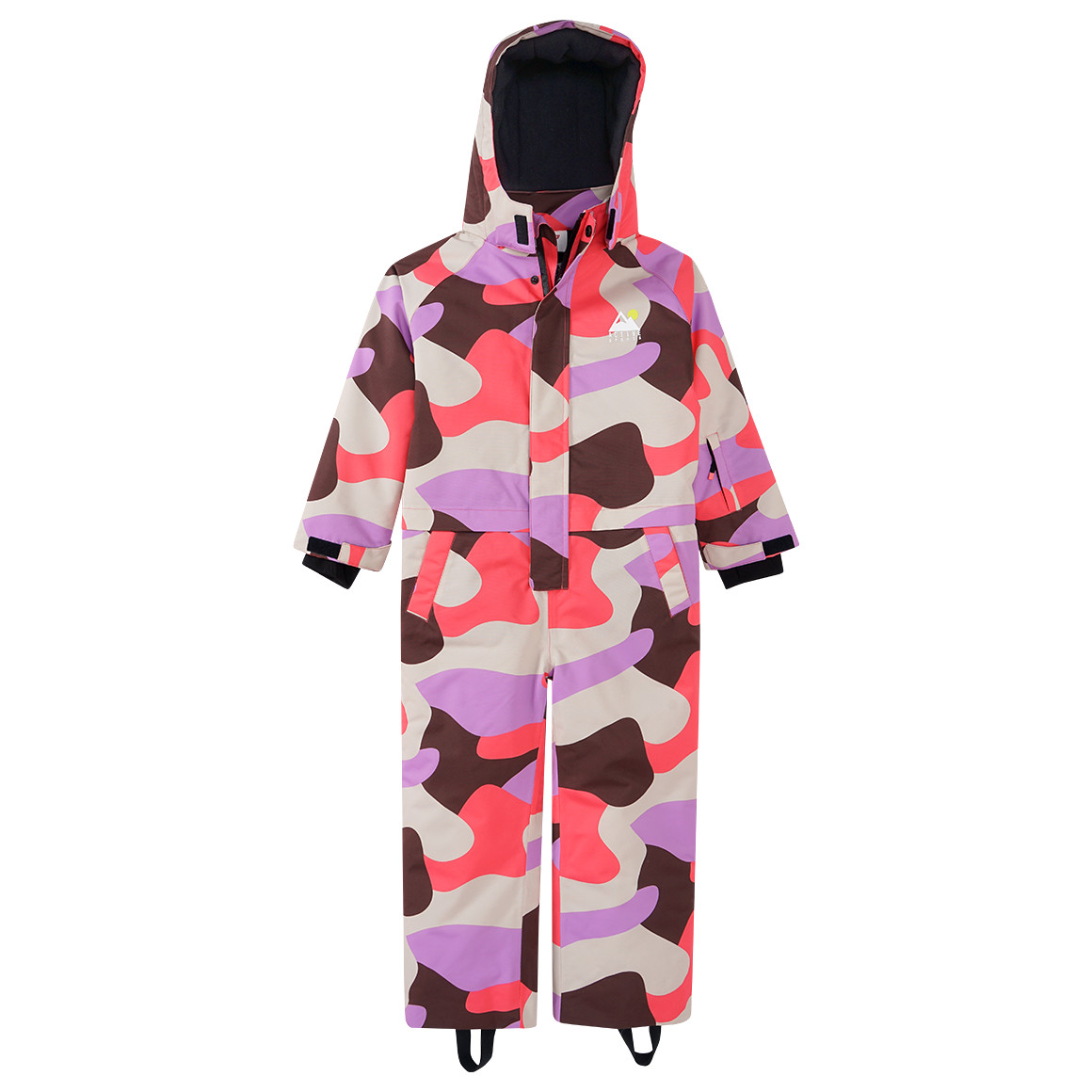 Mädchen Schneeoverall mit Allover-Muster