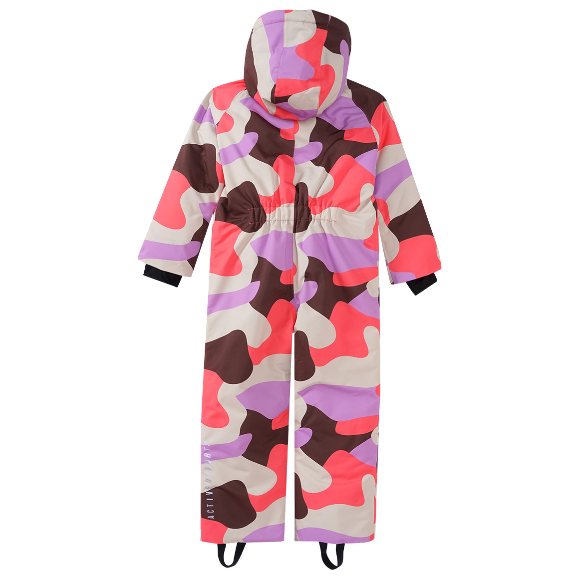 Mädchen Schneeoverall mit Allover-Muster