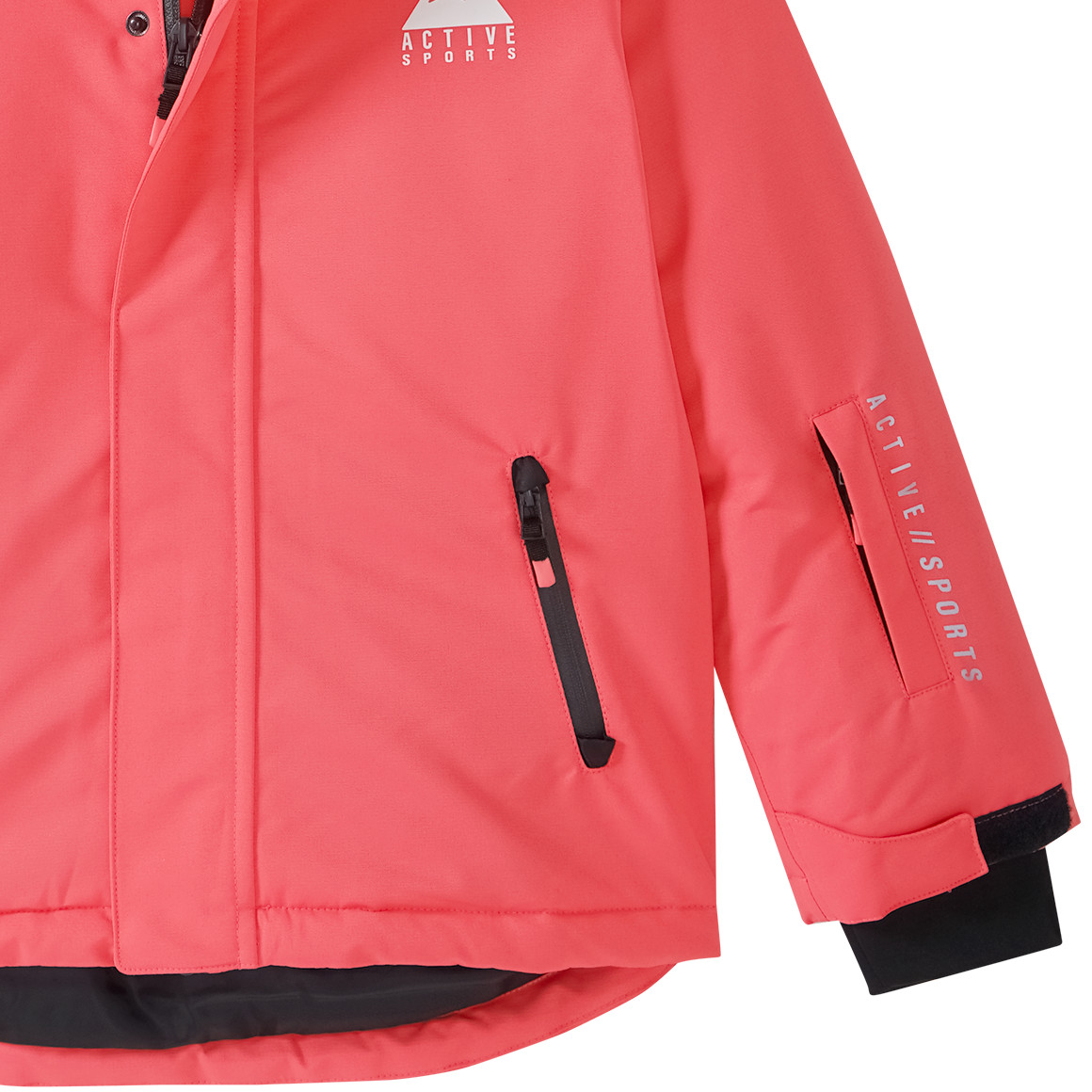 Mädchen Schneejacke in Unifarben