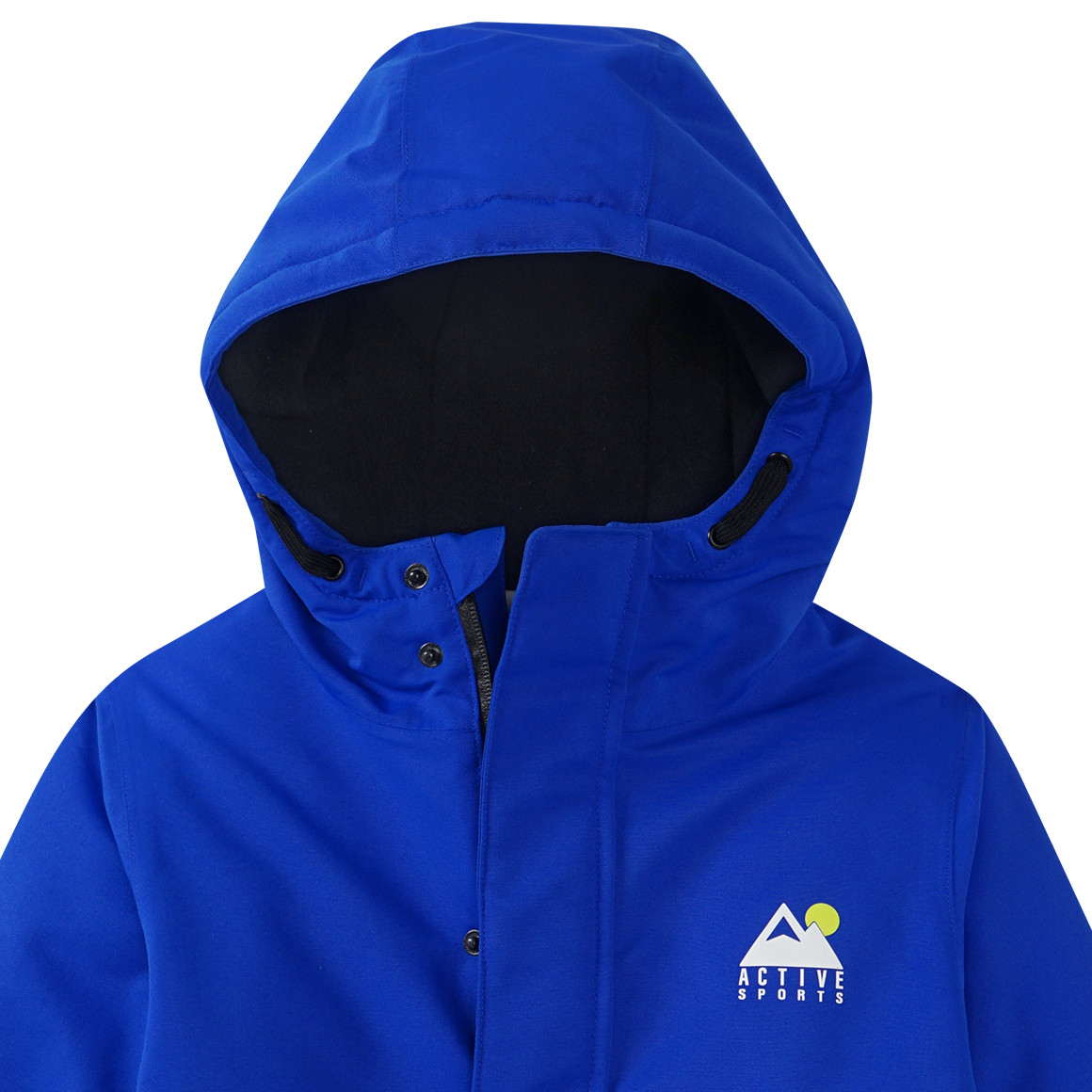 Kindersneeuwjas in effen kleur