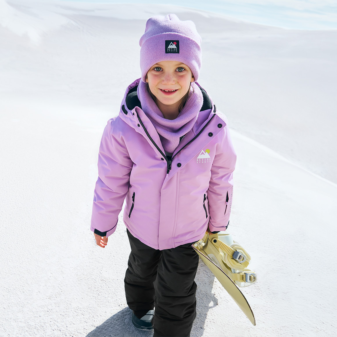 Sneeuwbroek met bretels voor kinderen