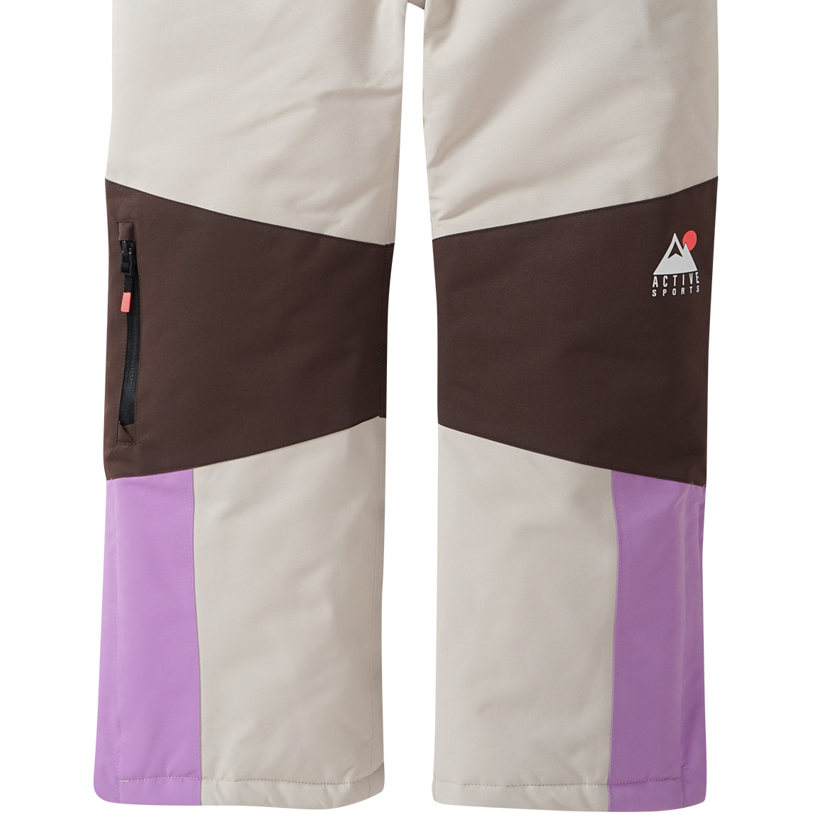 Kinderen skibroek met colour blocking