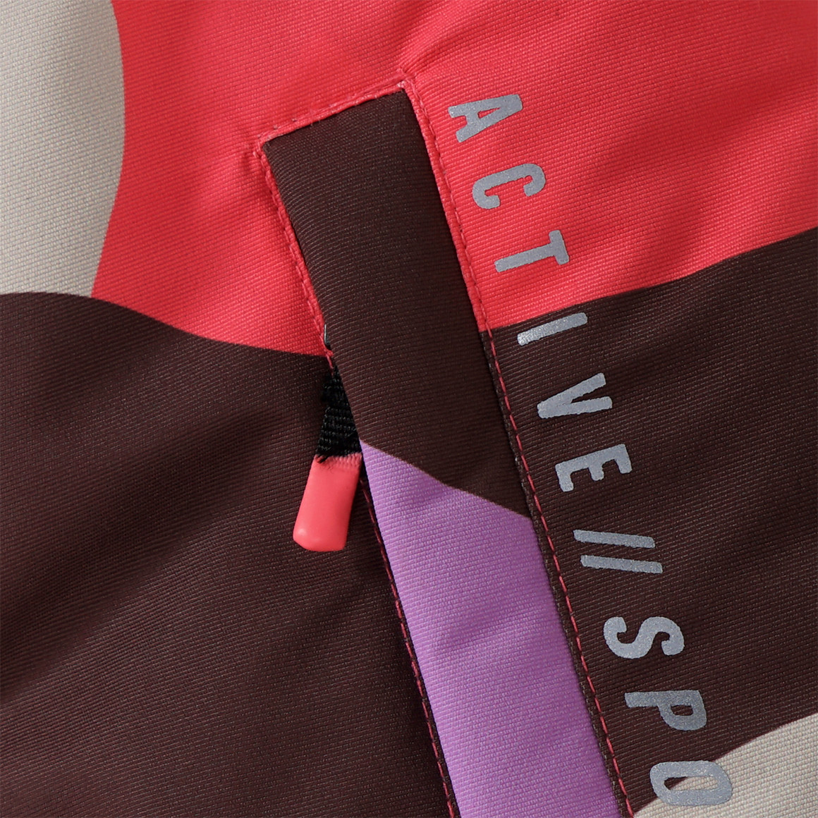 Meisjes sneeuwjas met all-over patroon