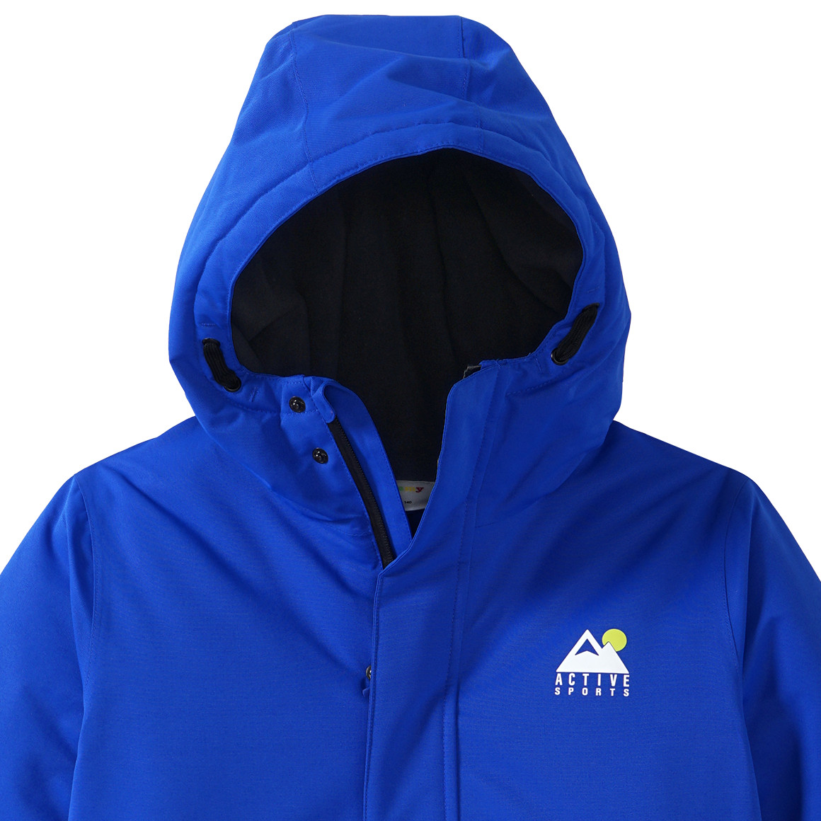 Effen gekleurd kinder sneeuwjack