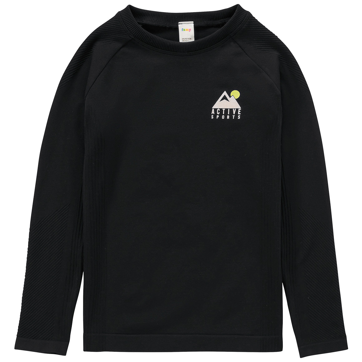 Thermoshirt voor jongens in naadloze look