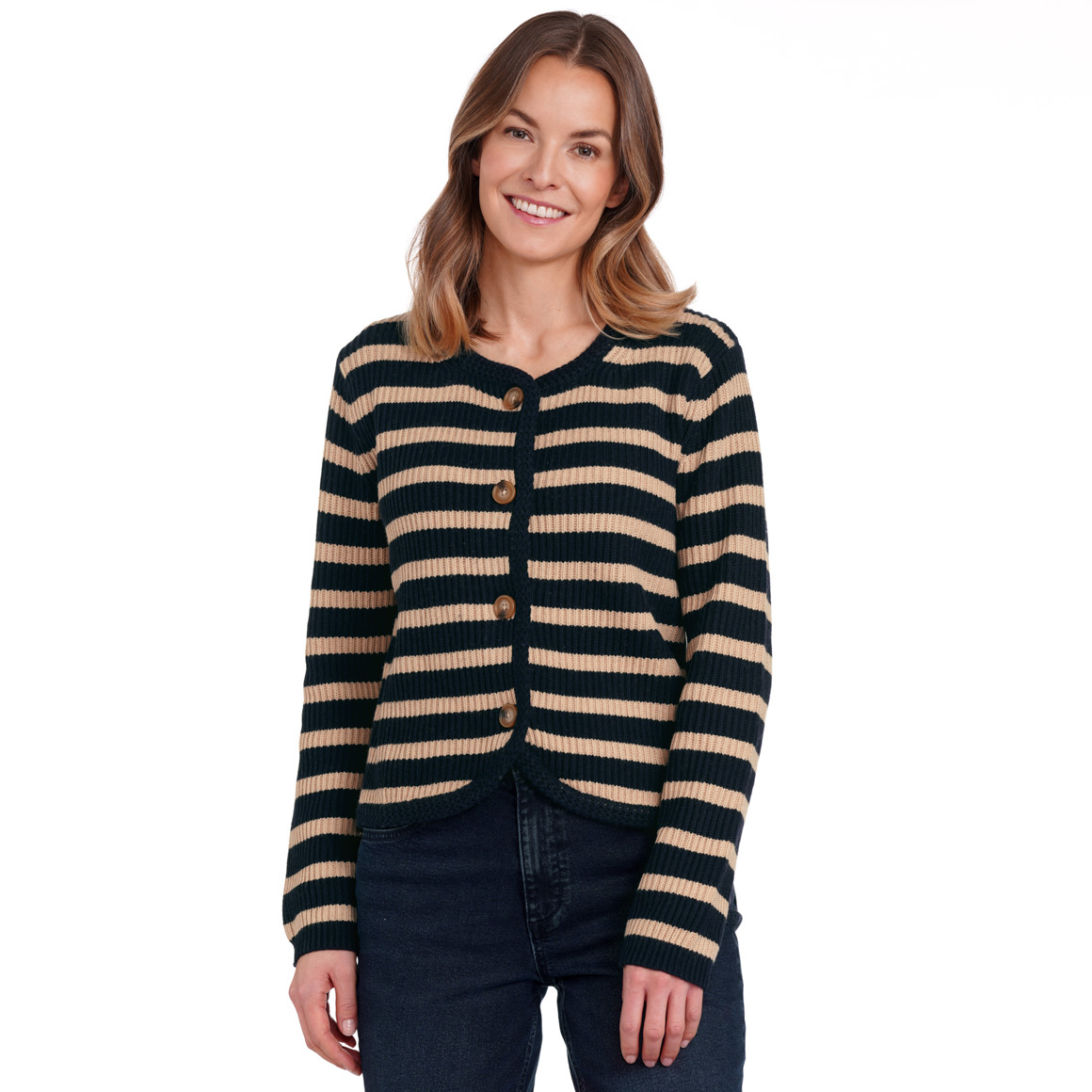 Damen Strickjacke mit Woll-Anteil