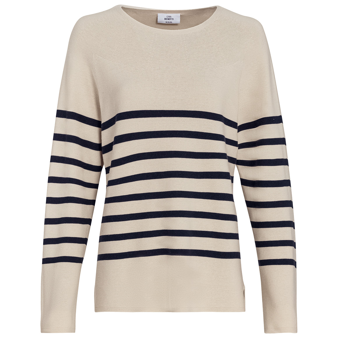 Damen Feinstrickpullover mit Streifenmuster