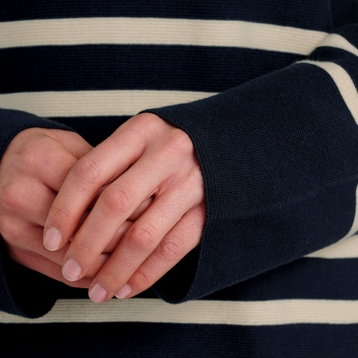 Damen Feinstrickpullover mit Streifenmuster