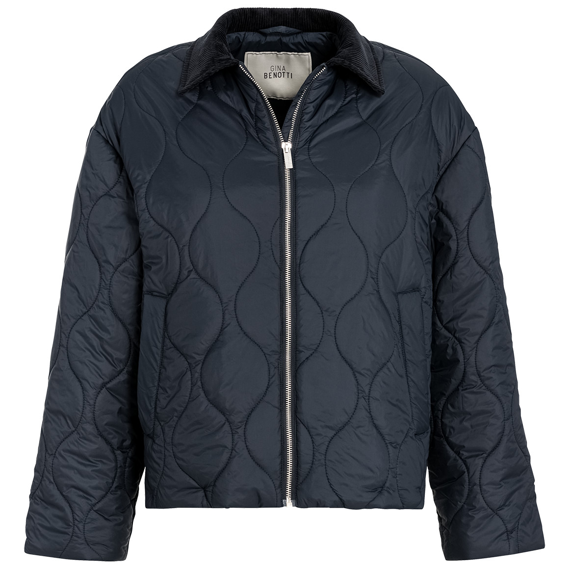 Damen Steppjacke mit Cordkragen
