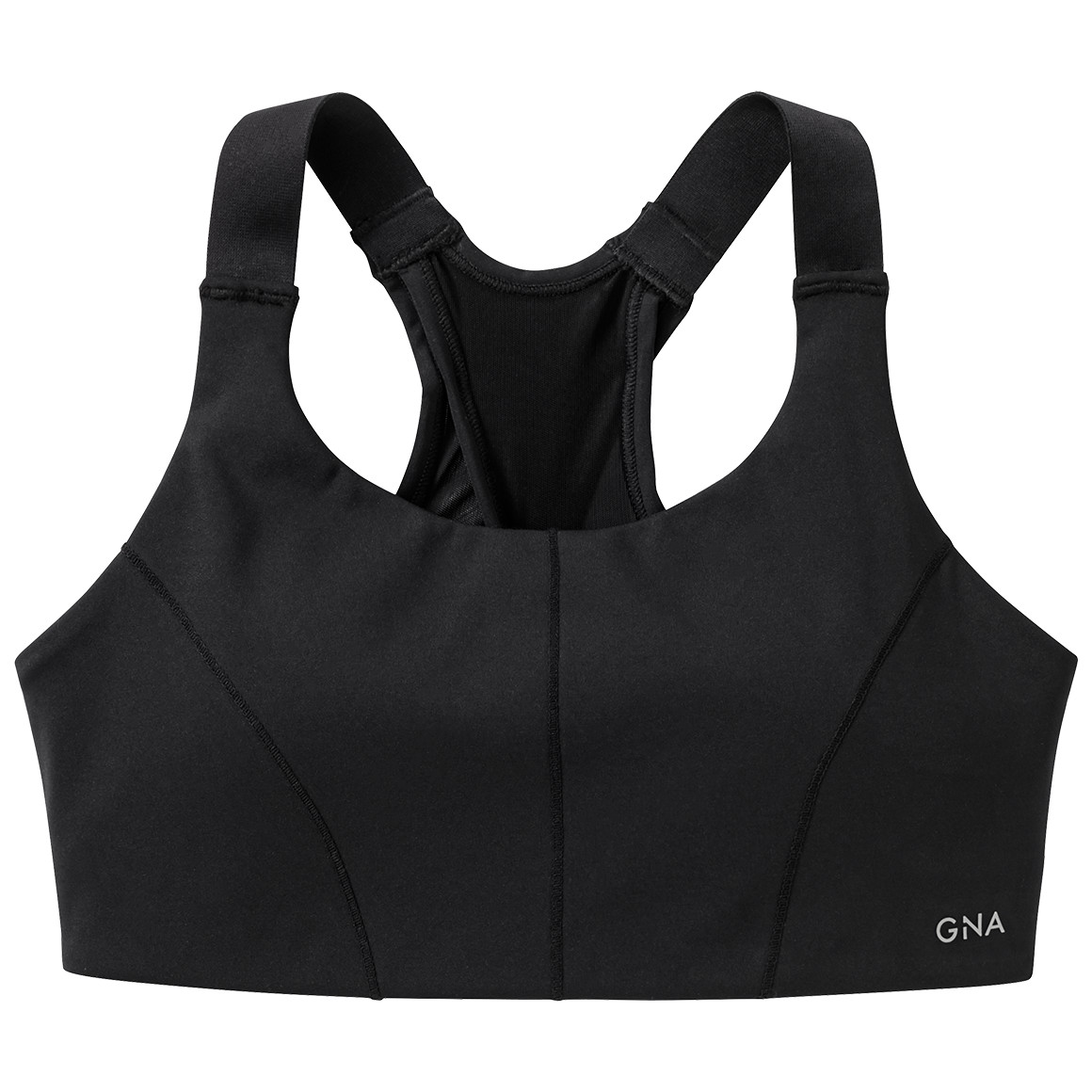 Damen Sport-Bustier unifarben
