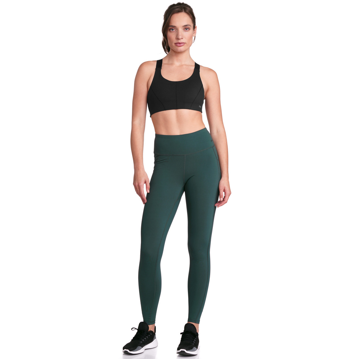 Damen Sport-Bustier unifarben