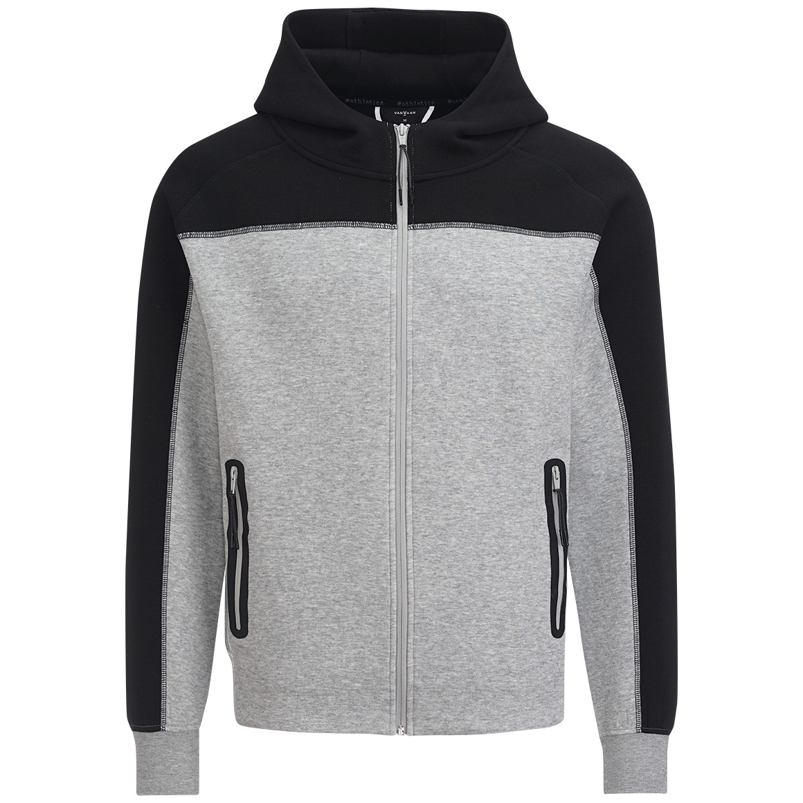 Herren Sport-Sweatjacke mit Kapuze