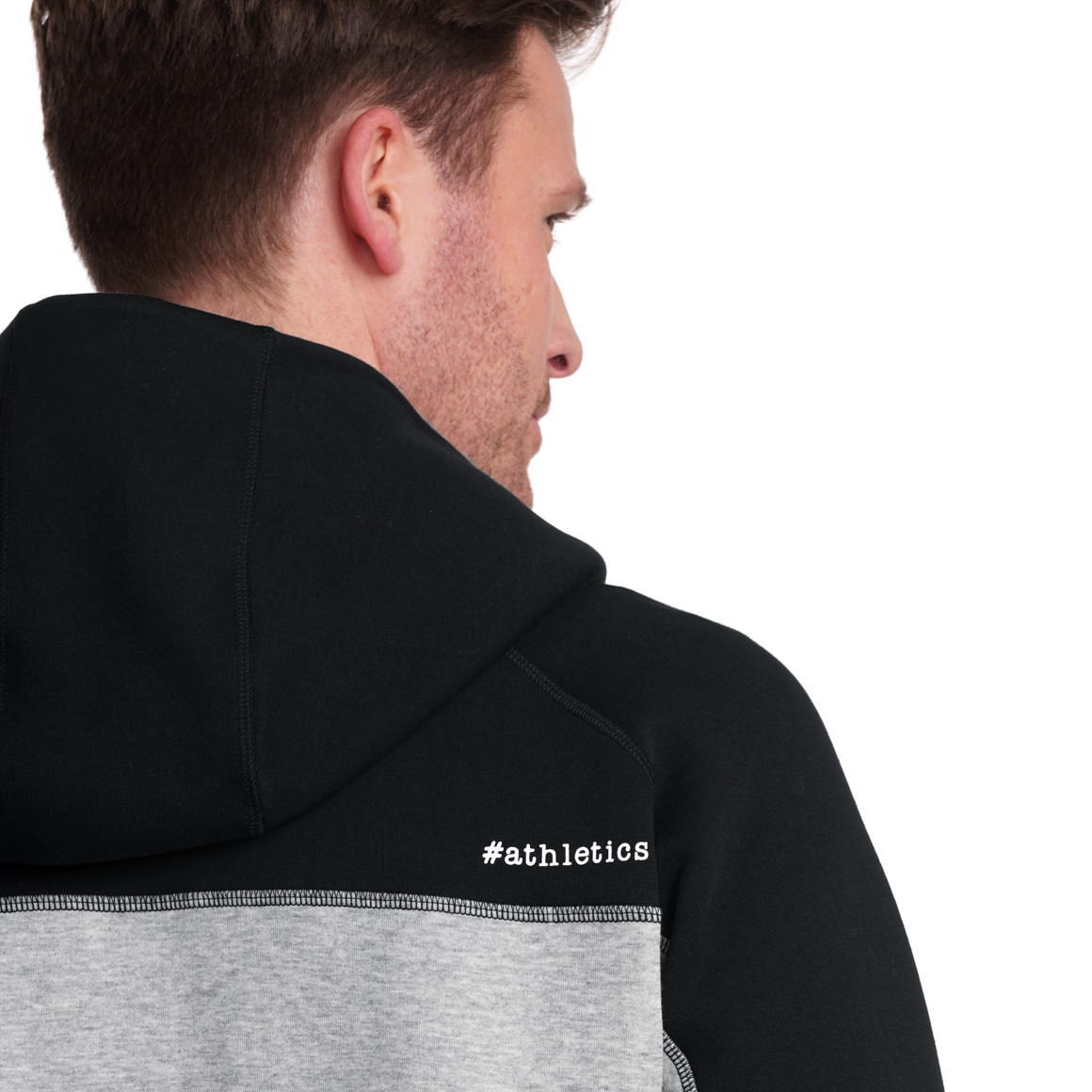 Herren Sport-Sweatjacke mit Kapuze