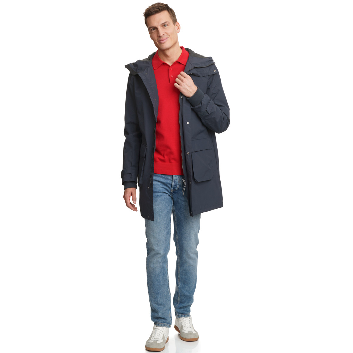 Herren Parka in wasserabweisender Qualität