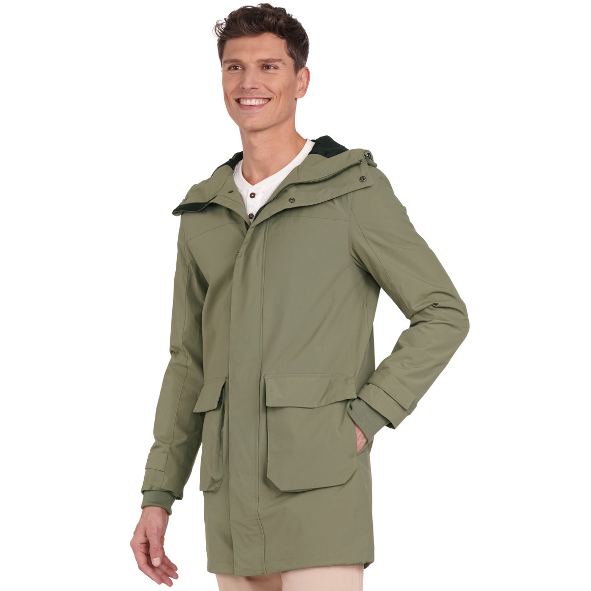 Herren Parka in wasserabweisender Qualität