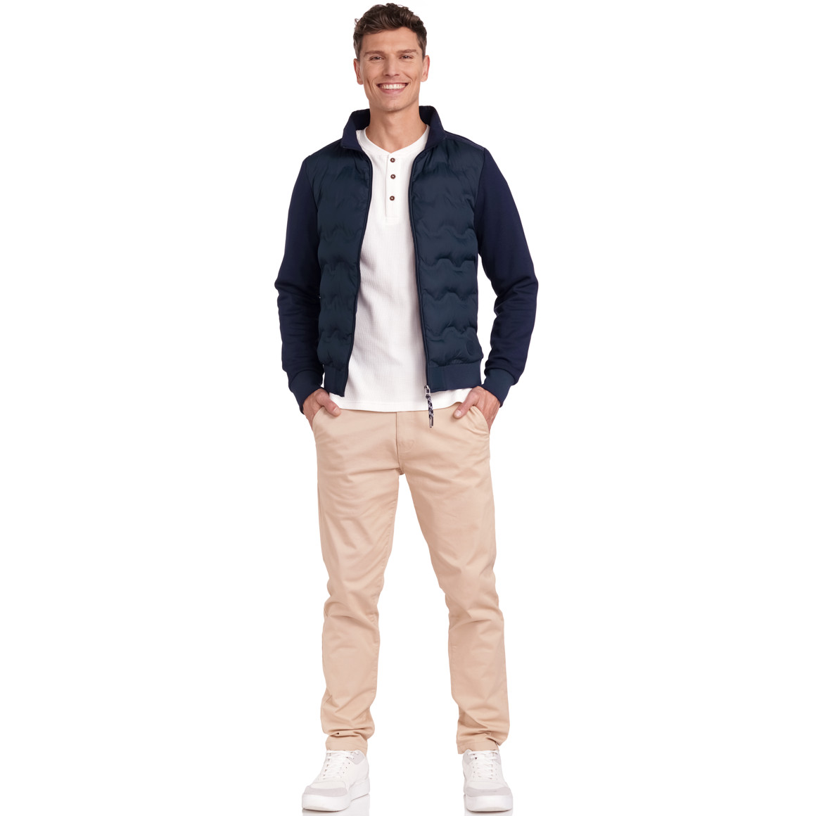 Herren Jacke mit gesteppter Front